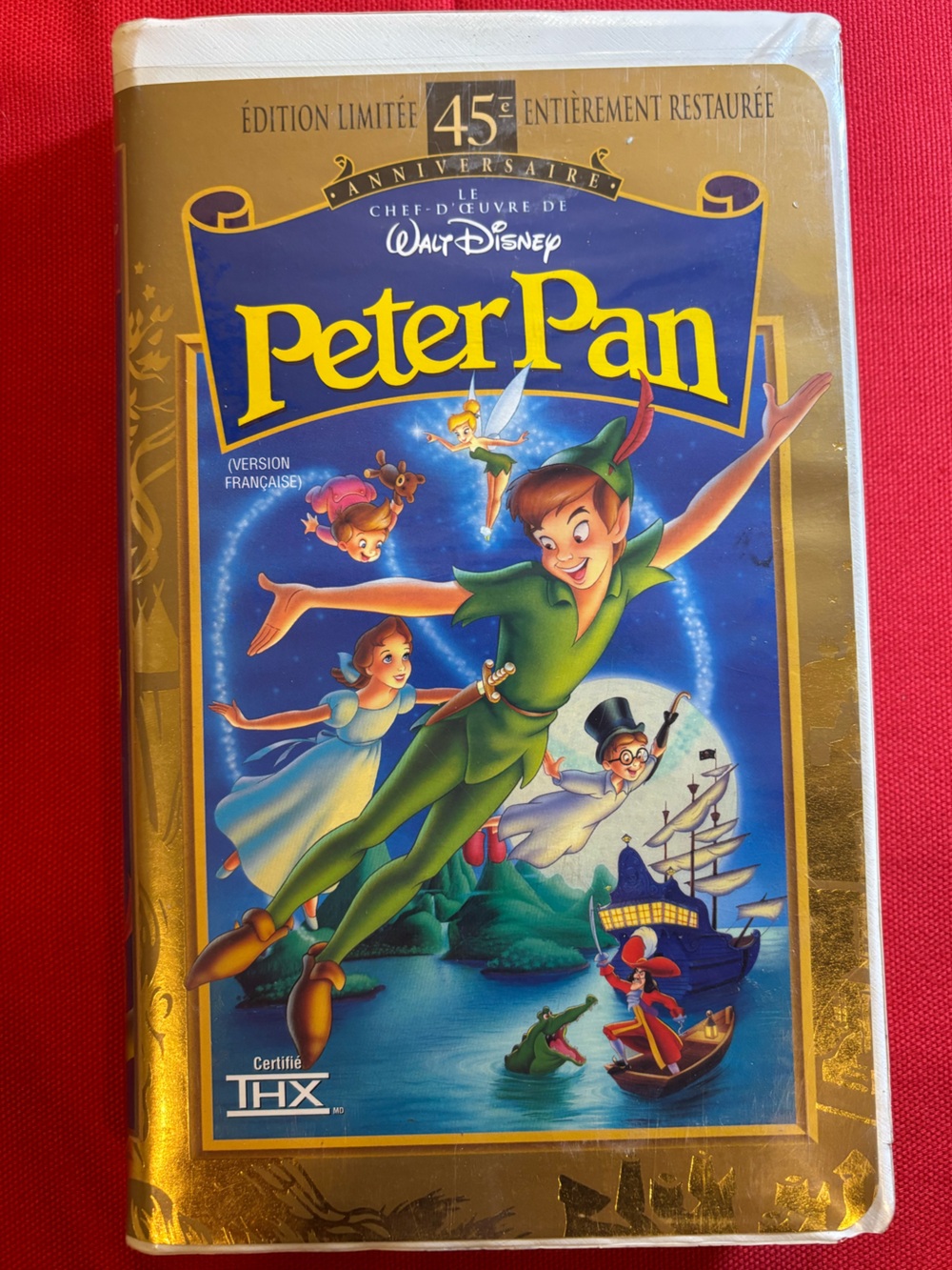 Cassette VHS Disney - Peter Pan (v.f.) - édition limitée 45ième anniversaire
